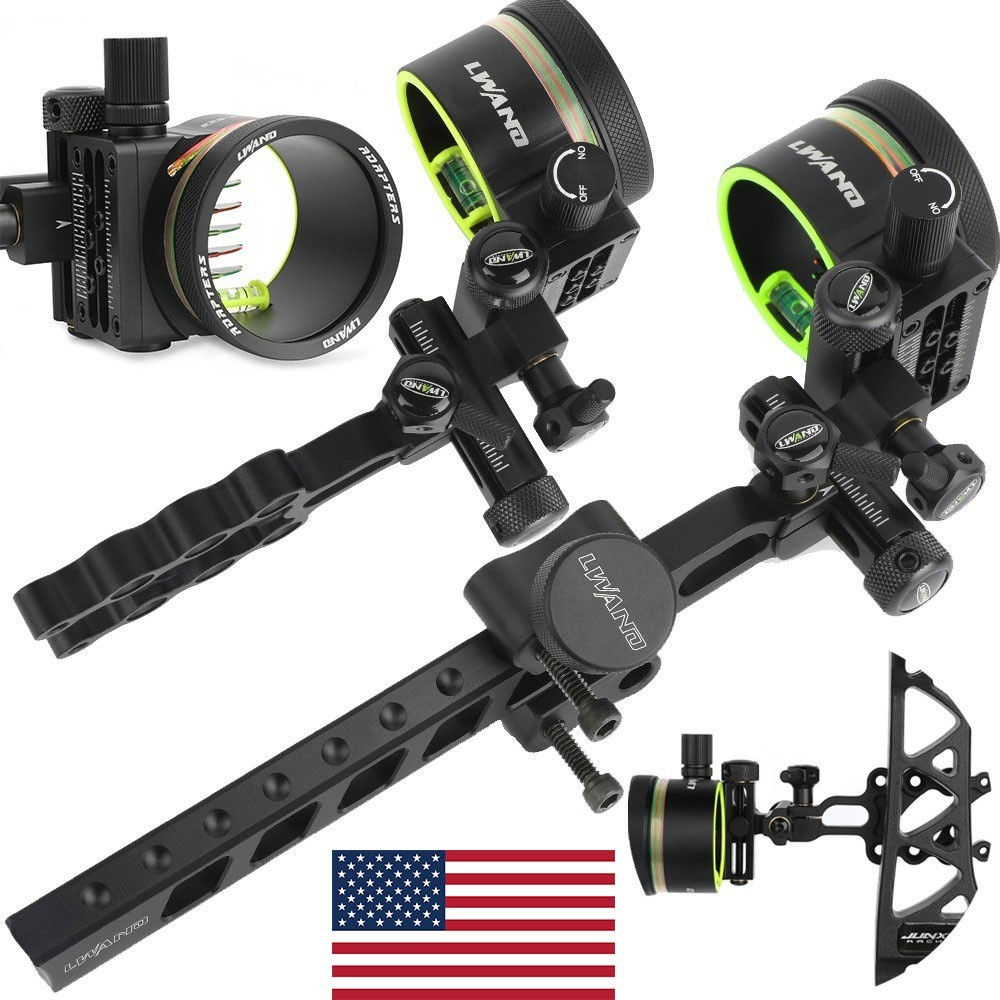 Hunting Bow Compound - Archery 0.019'' Fiber Optic Adjust 5