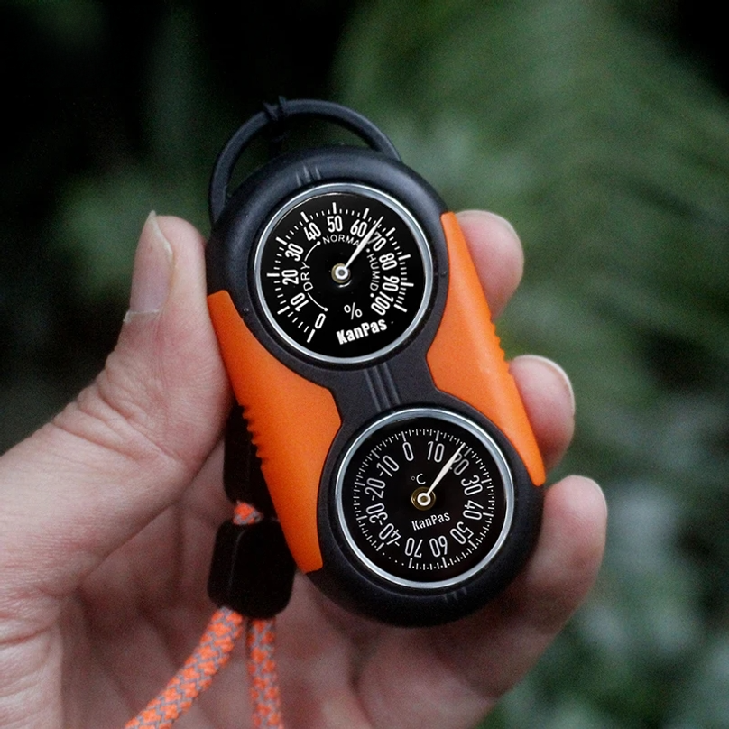 Thermometer Compass Kit /Quali - Hunting Outdoor Thermometer avaliação e preço