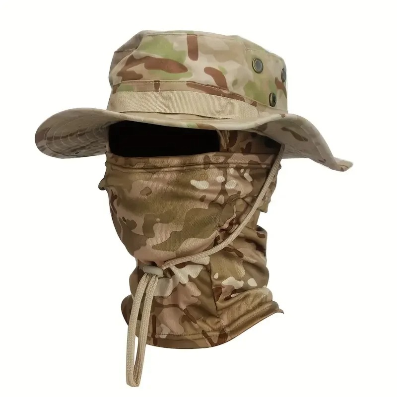 Camouflage Boonie Hat Balaclav - Mens Outdoor Hunting Hats avaliação e preço