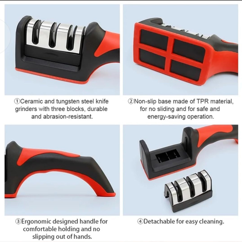 3-Stage Knife Sharpener Kit wi - Hunting Knife Outdoor Edge avaliação e preço