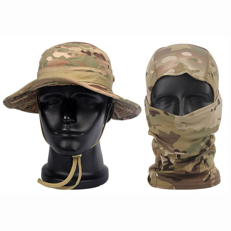 Camouflage Boonie Cap Balaclav - Mens Outdoor Hunting Hats avaliação e preço