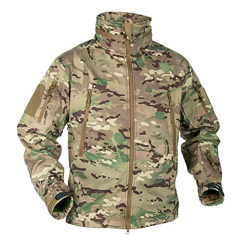 Men Winter Fleece Jackets Outd - Mens Outdoor Hunting Hats avaliação e preço