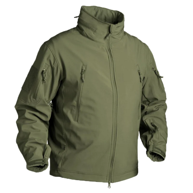Men Winter Fleece Jackets Outd - Mens Outdoor Hunting Hats avaliação e preço
