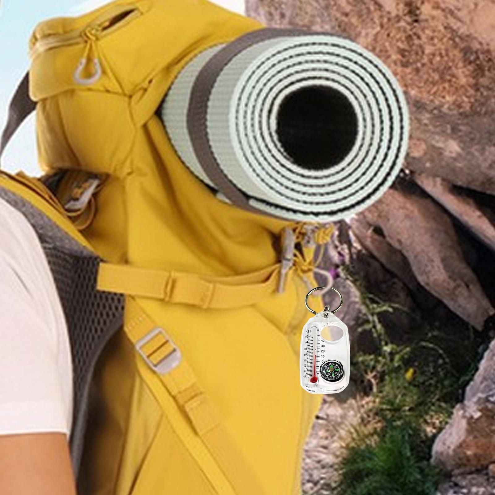 Portable Outdoor Keychain Comp - Hunting Outdoor Thermometer avaliação e preço