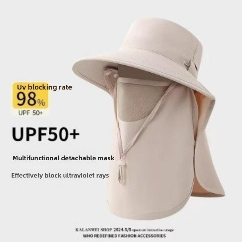 Full Coverage Sun Hat with Fac - Mens Outdoor Hunting Hats avaliação e preço
