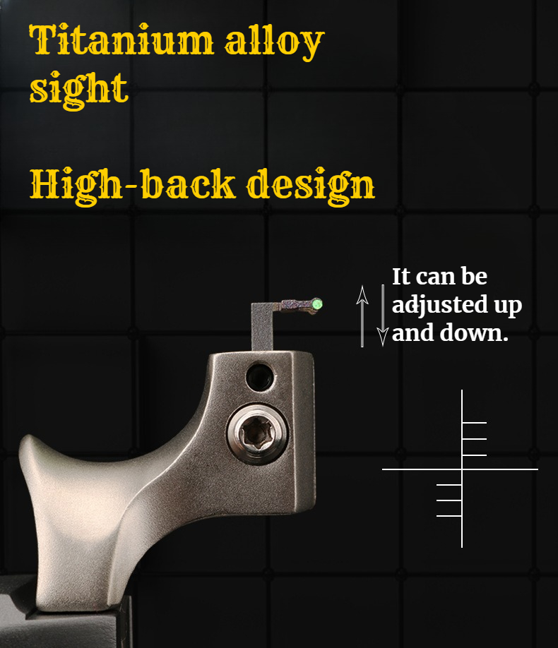 New Titanium Alloy Sight High- - Hunting And Outdoor Supplies avaliação e preço