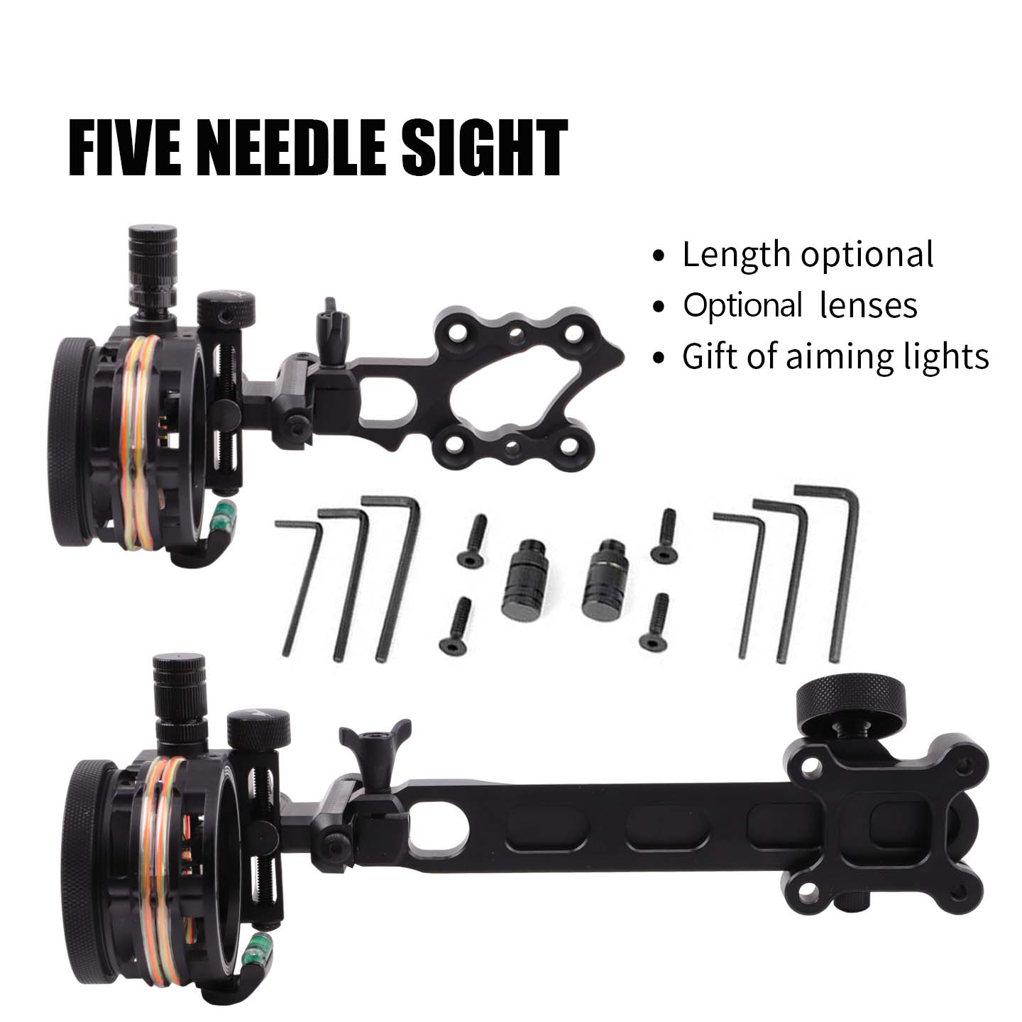 Archery Compound Bow Sight 2X/ - Hunting Bow Compound avaliação e preço