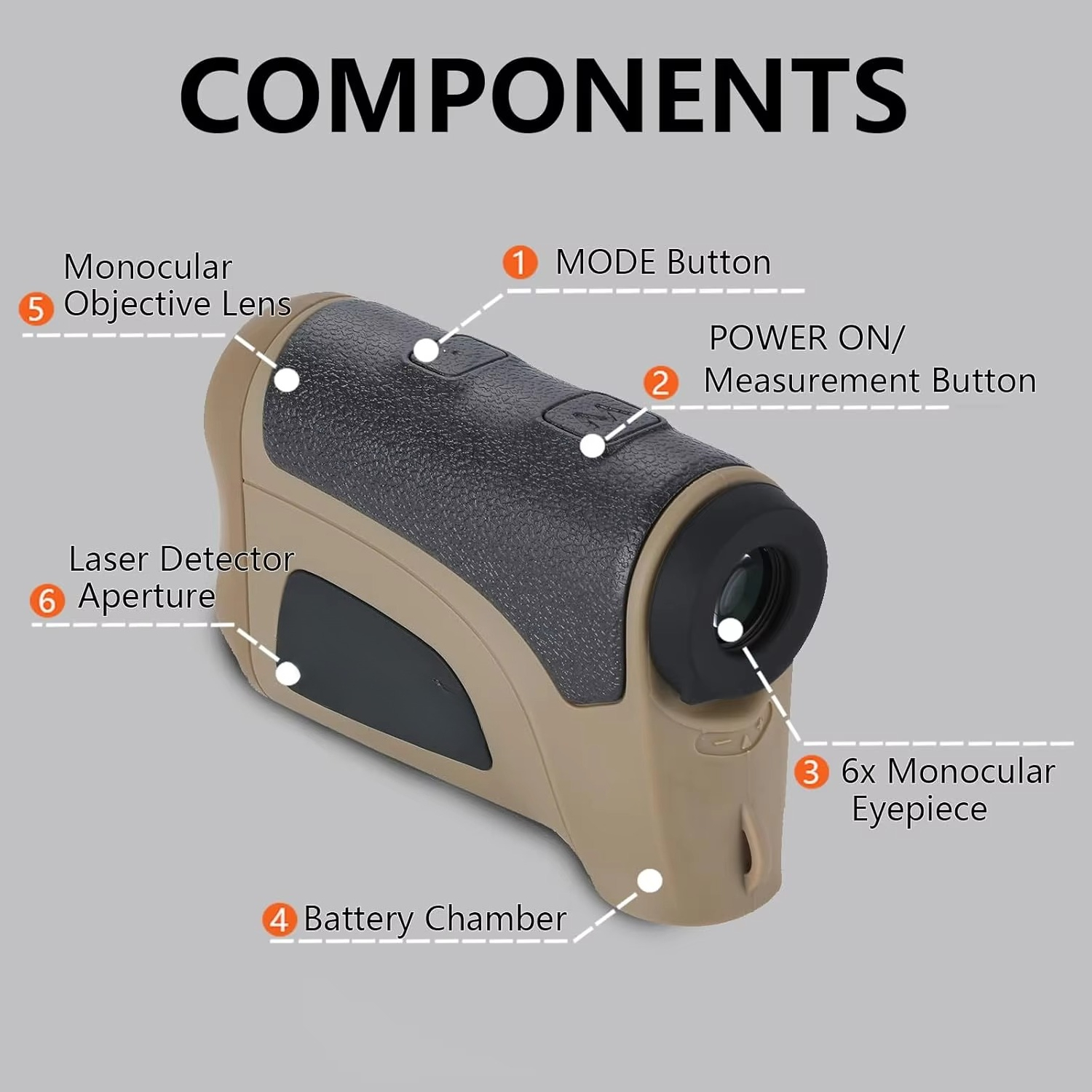 2000M laser rangefinder for go - Rangefinder Laser Hunting avaliação e preço