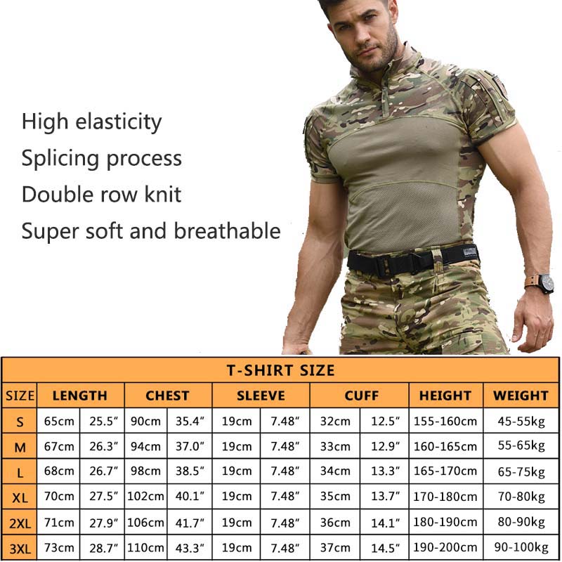 Men Combat Shirts Airsoft Tact - Wildman Hunting & Outdoor avaliação e preço