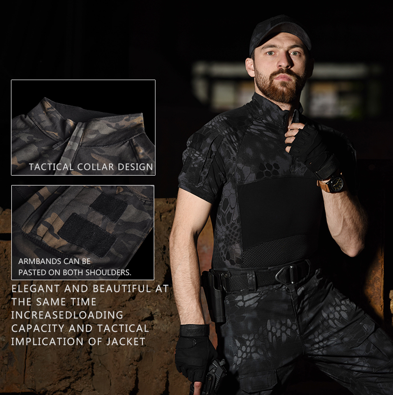 Men Combat Shirts Airsoft Tact - Wildman Hunting & Outdoor avaliação e preço