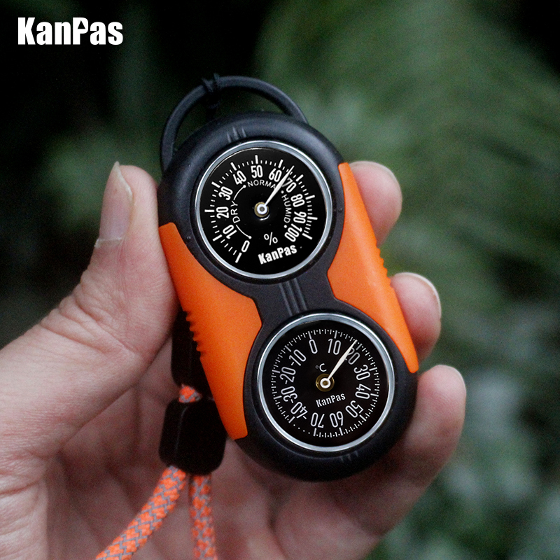 KANPAS Thermometer Compass Kit - Hunting Outdoor Thermometer avaliação e preço