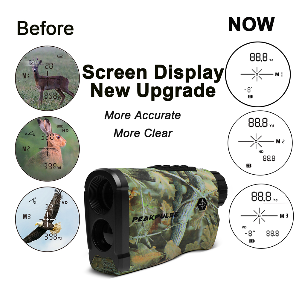 PEAKPULSE 1200M/ 1300 Yards Hu - Rangefinder Laser Hunting avaliação e preço