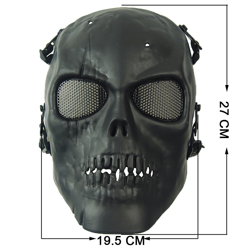 Airsoft Mask Camouflage Cospla - Outdoor Hunting Movies avaliação e preço
