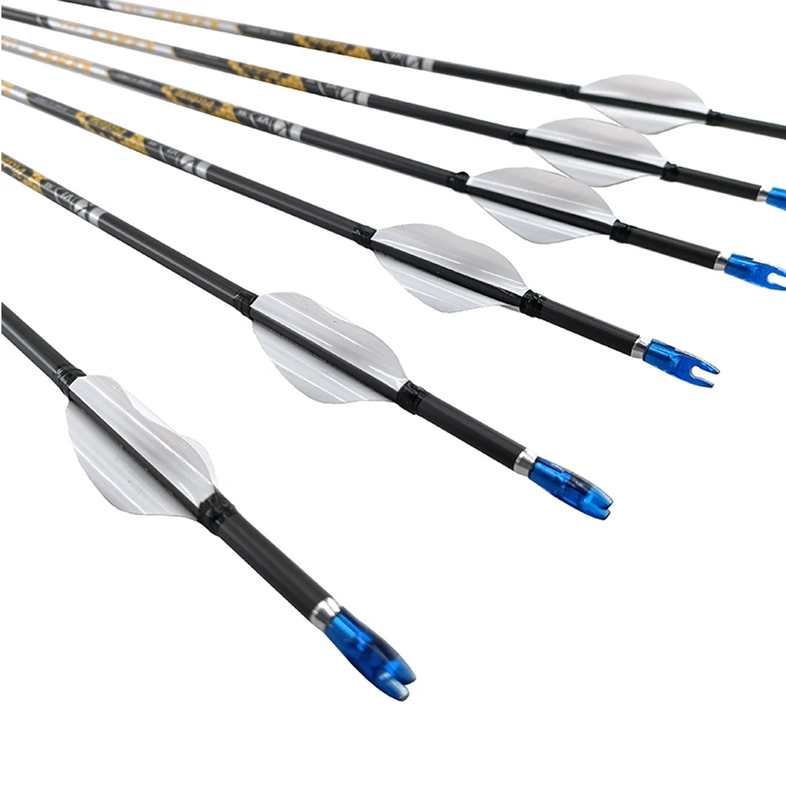 12PCS Carbon Arrows Sp350-1000 - Hunting Bow Compound avaliação e preço