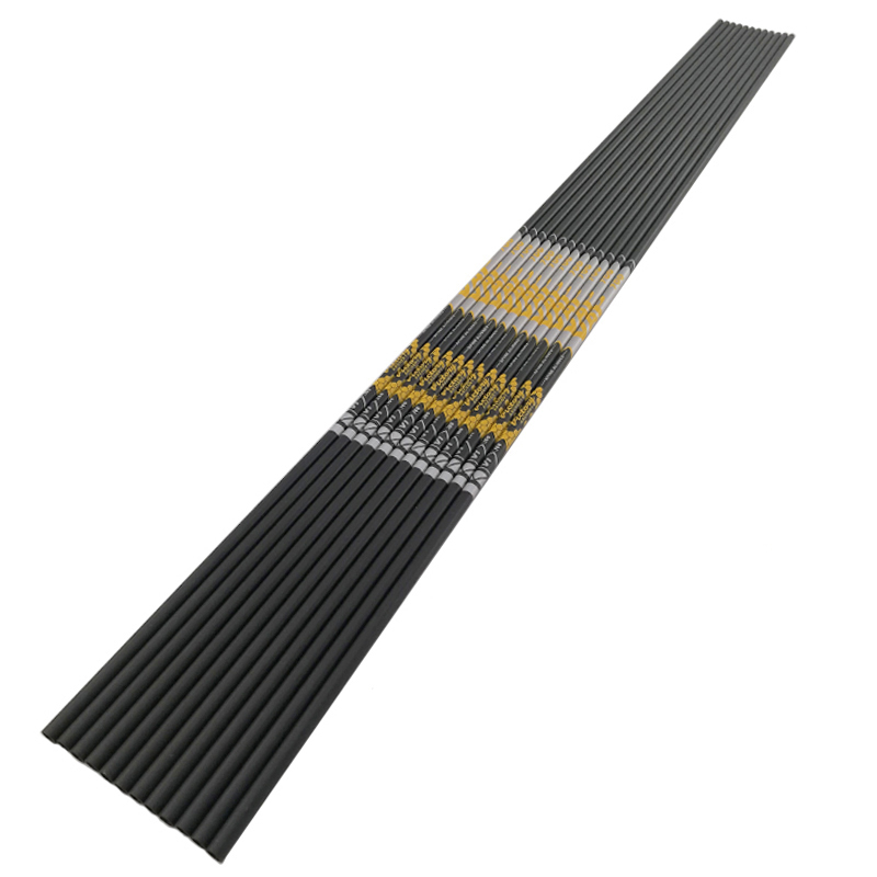 12PCS Carbon Arrows Sp350-1000 - Hunting Bow Compound avaliação e preço
