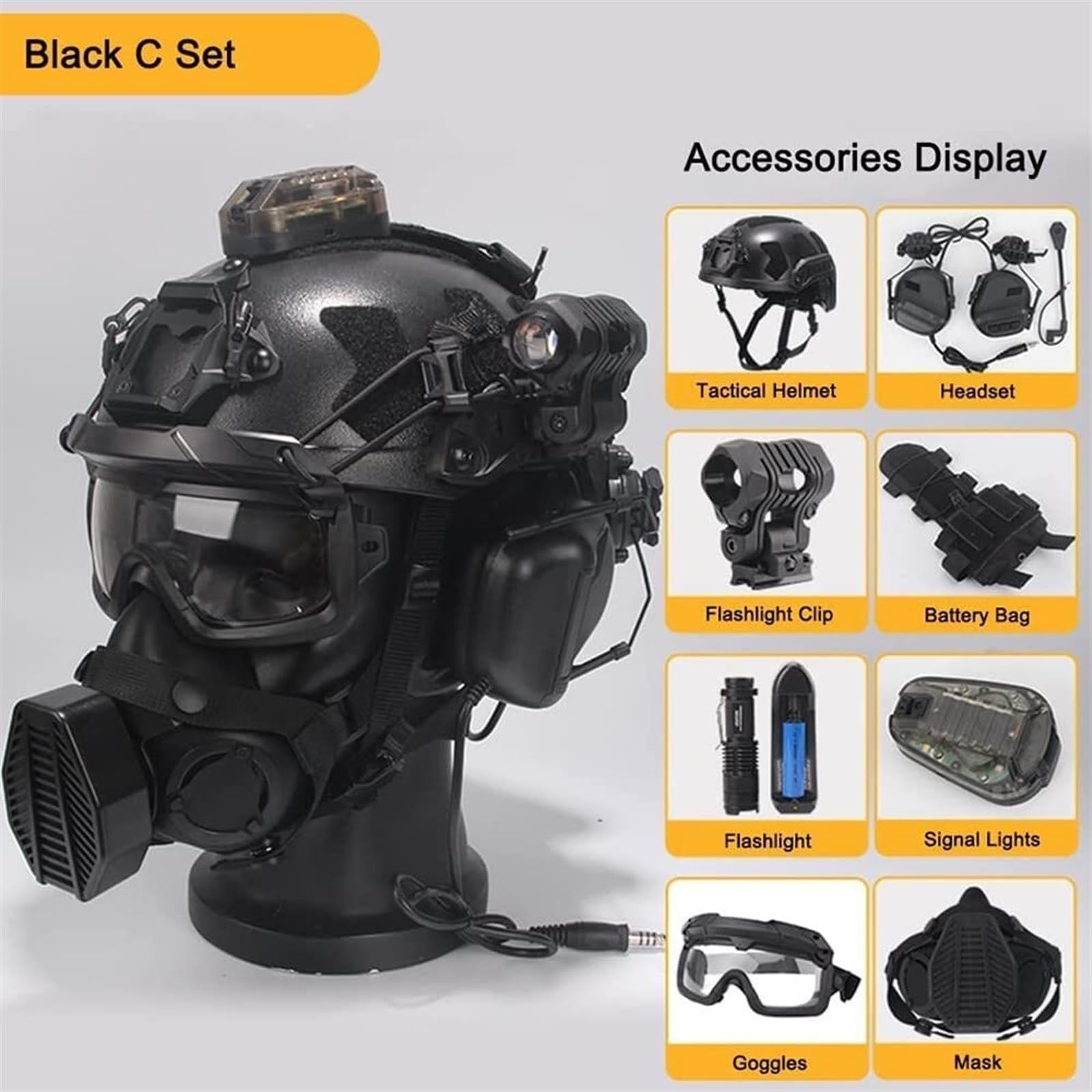 Airsoft Helmet Set with Noise  - Outdoor Hunting Movies avaliação e preço