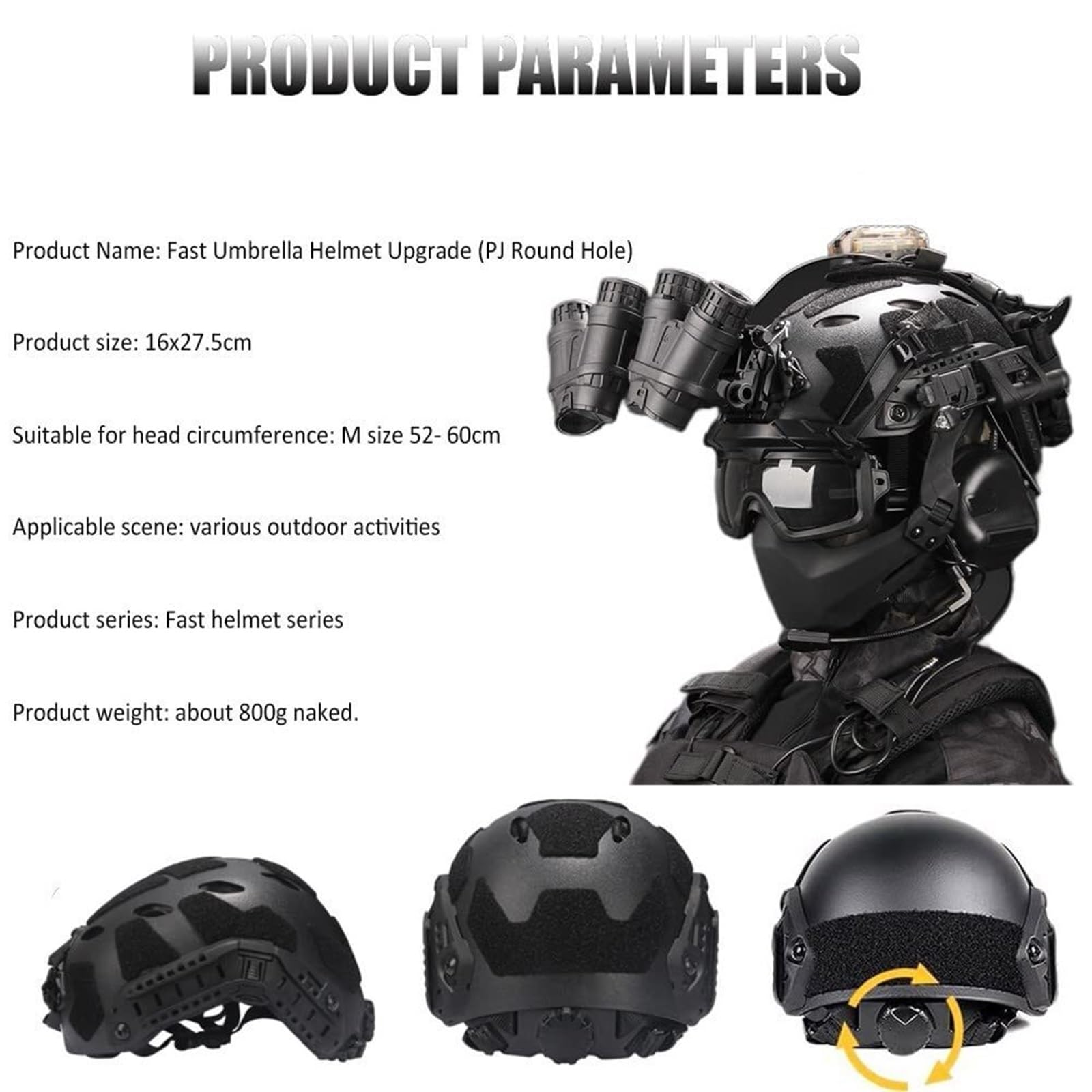 Airsoft Helmet Set with Noise  - Outdoor Hunting Movies avaliação e preço