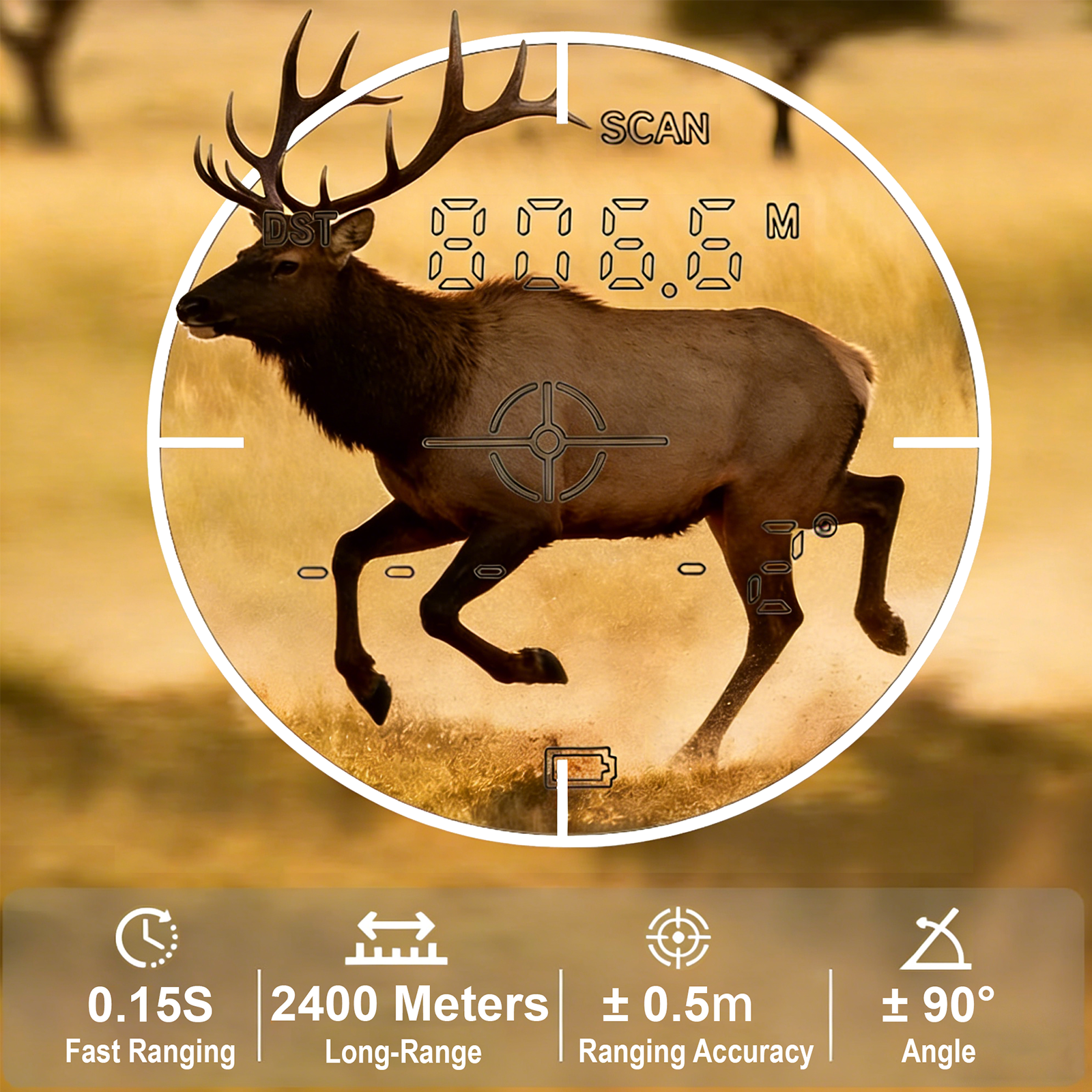 BOSHIWEI 10x42 Laser Rangefind - Rangefinder Laser Hunting avaliação e preço