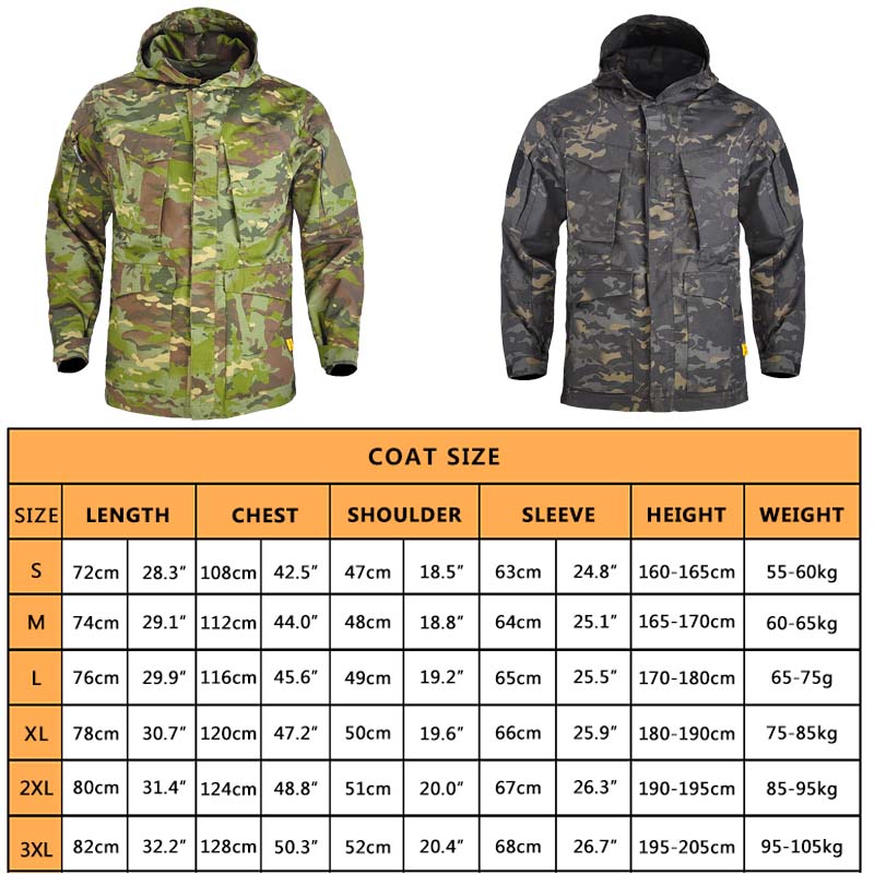 Men Outdoor Tactic Jacket+G3 P - Wildman Hunting & Outdoor avaliação e preço
