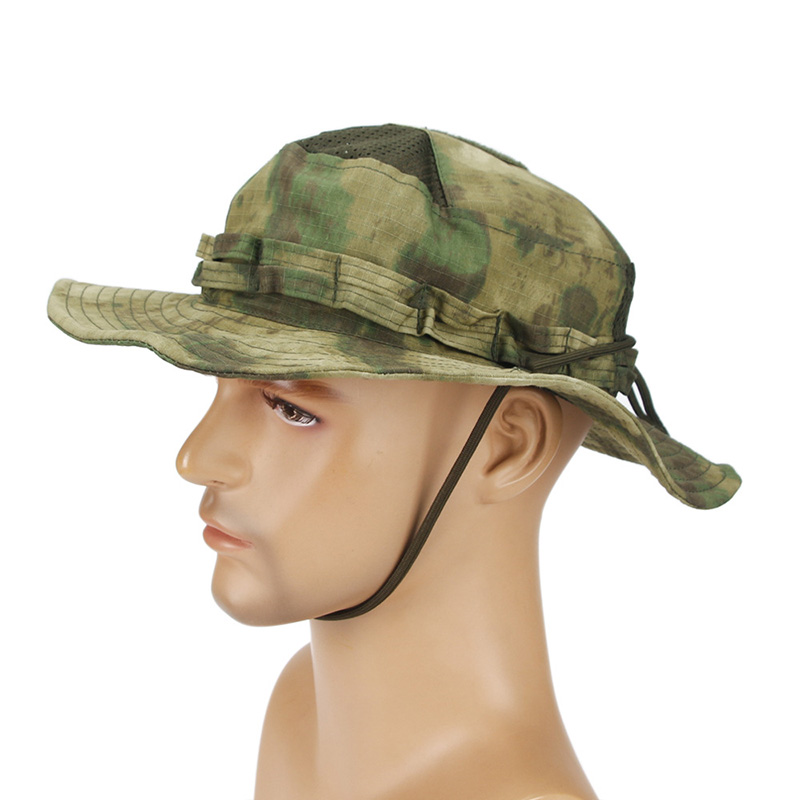 FG atacs Camouflage Boonie Hat - Mens Outdoor Hunting Hats avaliação e preço
