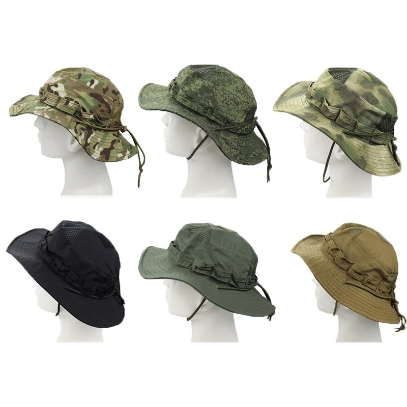 FG atacs Camouflage Boonie Hat - Mens Outdoor Hunting Hats avaliação e preço