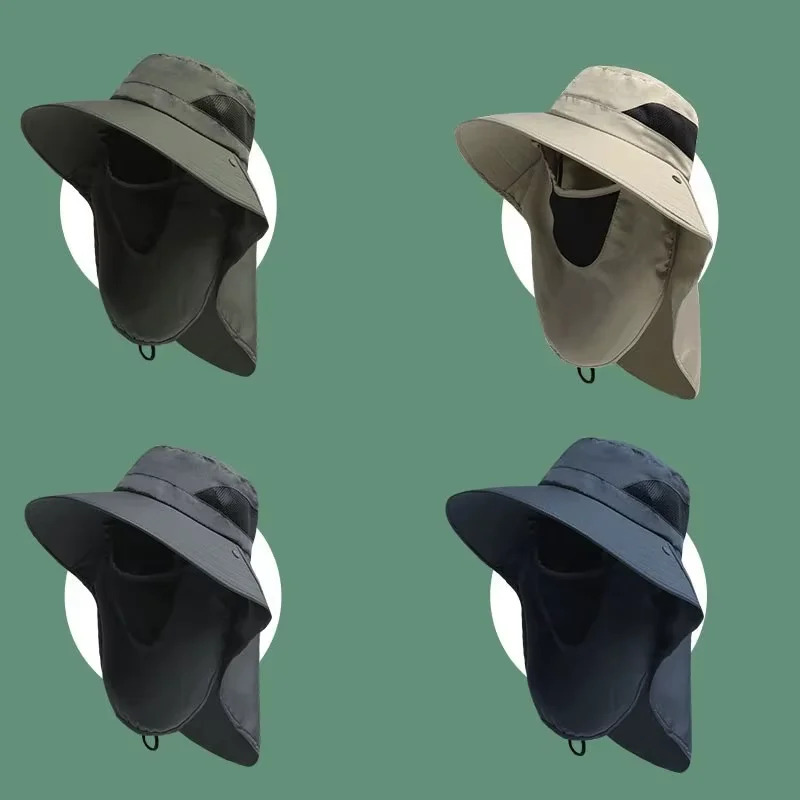 Summer Sun Hats UV Protection  - Mens Outdoor Hunting Hats avaliação e preço