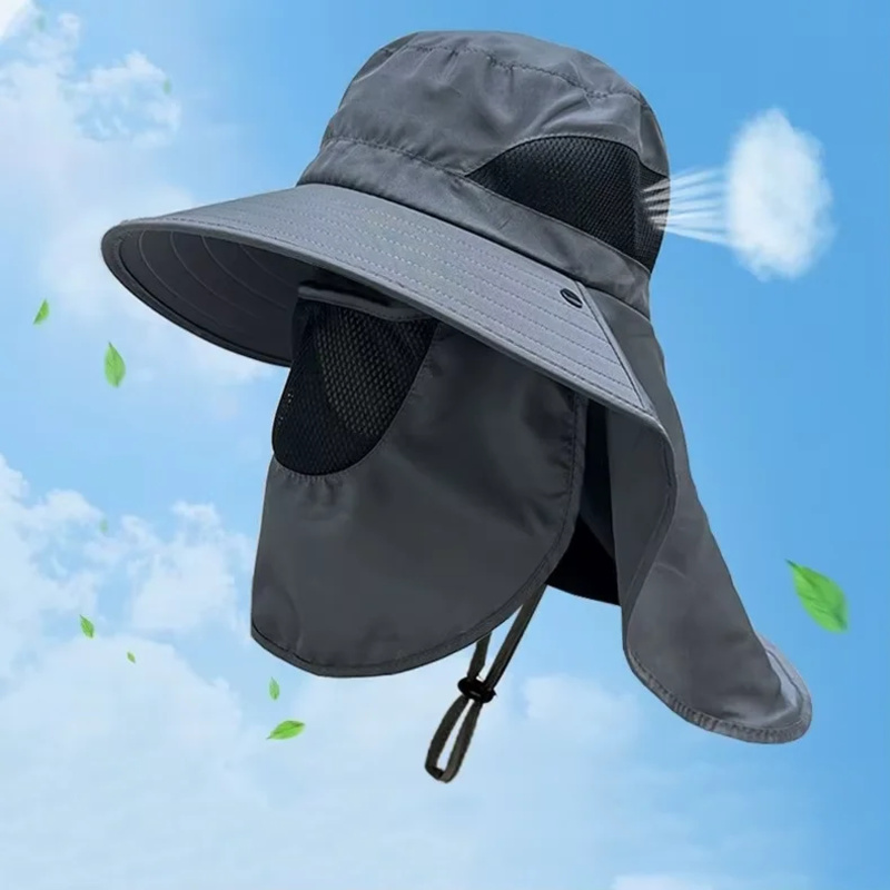 Summer Sun Hats UV Protection  - Mens Outdoor Hunting Hats avaliação e preço