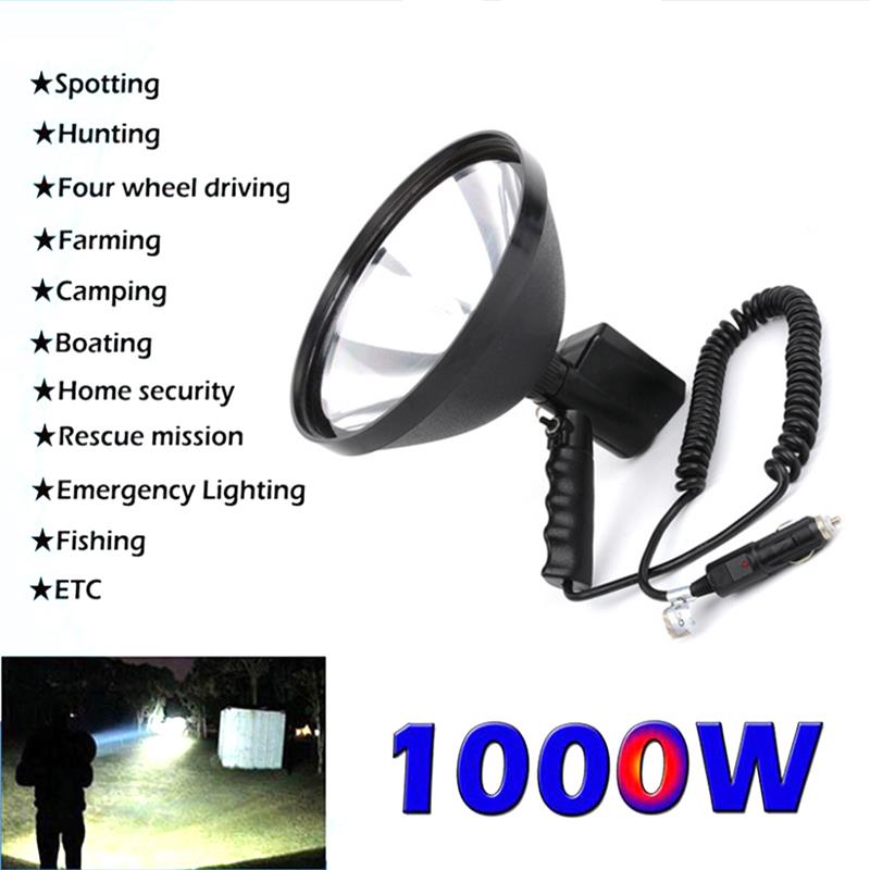 9 inch 1000W 12V  HID Handheld - Outdoor Hunting Pictures avaliação e preço