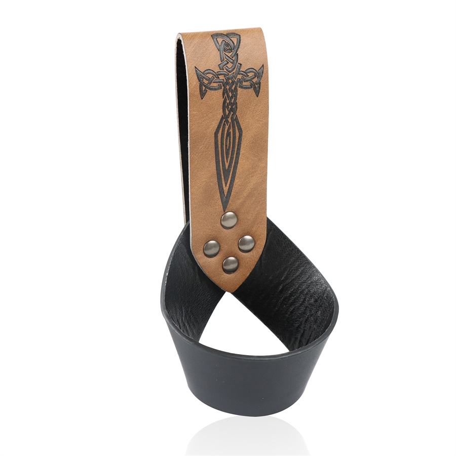 1pc Medieval PU Leather Sword  - Outdoor Hunting Movies avaliação e preço