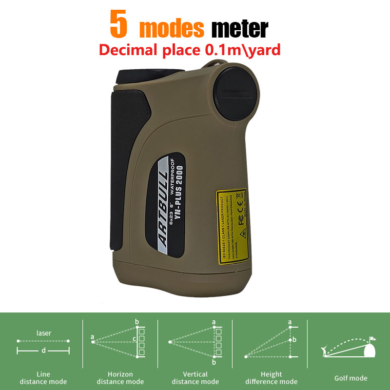 2000m Long Distance Laser Rang - Rangefinder Laser Hunting avaliação e preço