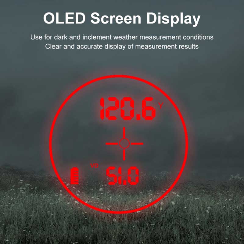 7x Amplification OLED Red Disp - Rangefinder Laser Hunting avaliação e preço
