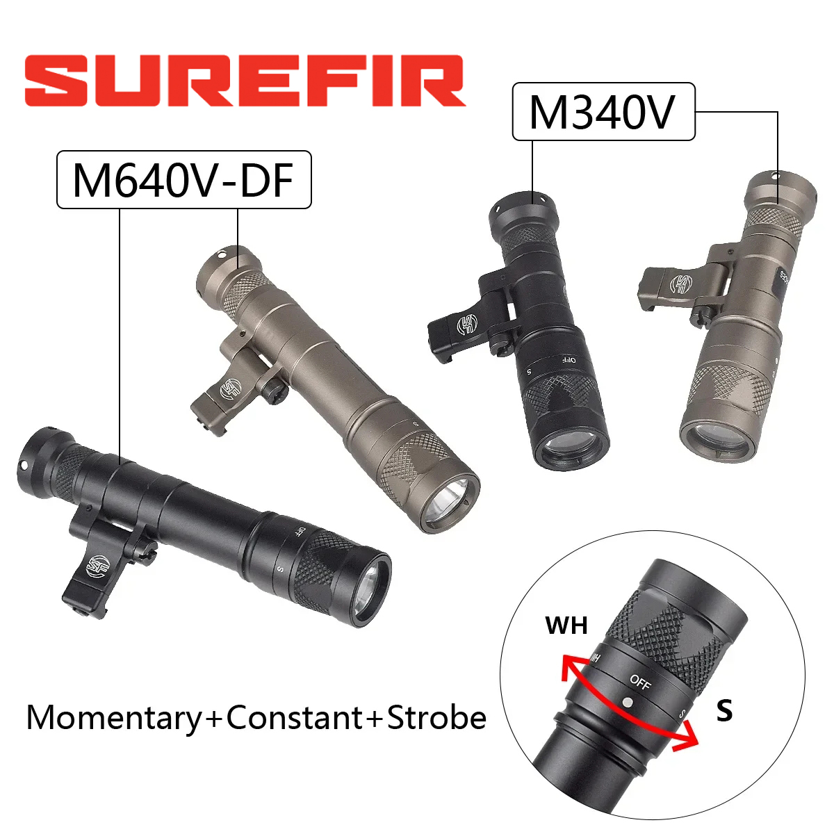 Surefir M600 M340 DF M640 SF F - Hunting Outdoor Shop avaliação e preço