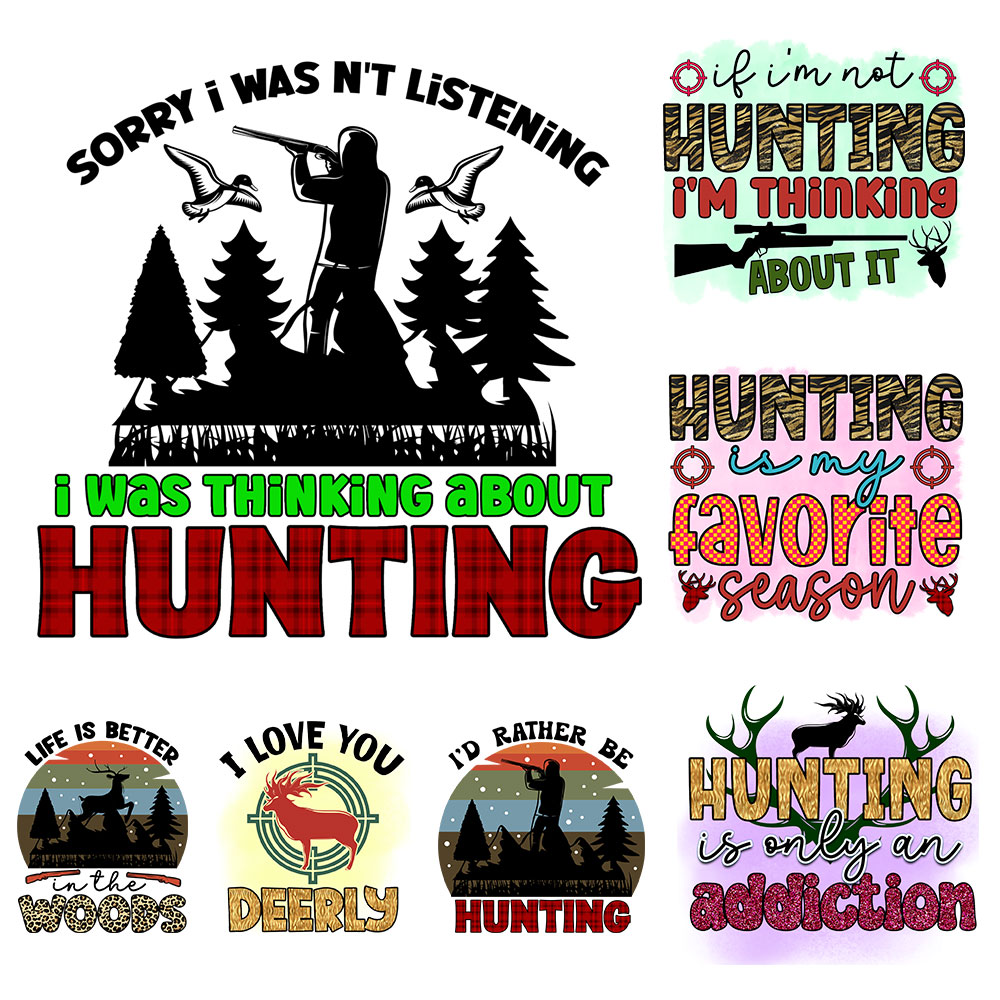 Hunting Seasons Iron On Patche - Outdoor Hunting Pictures avaliação e preço
