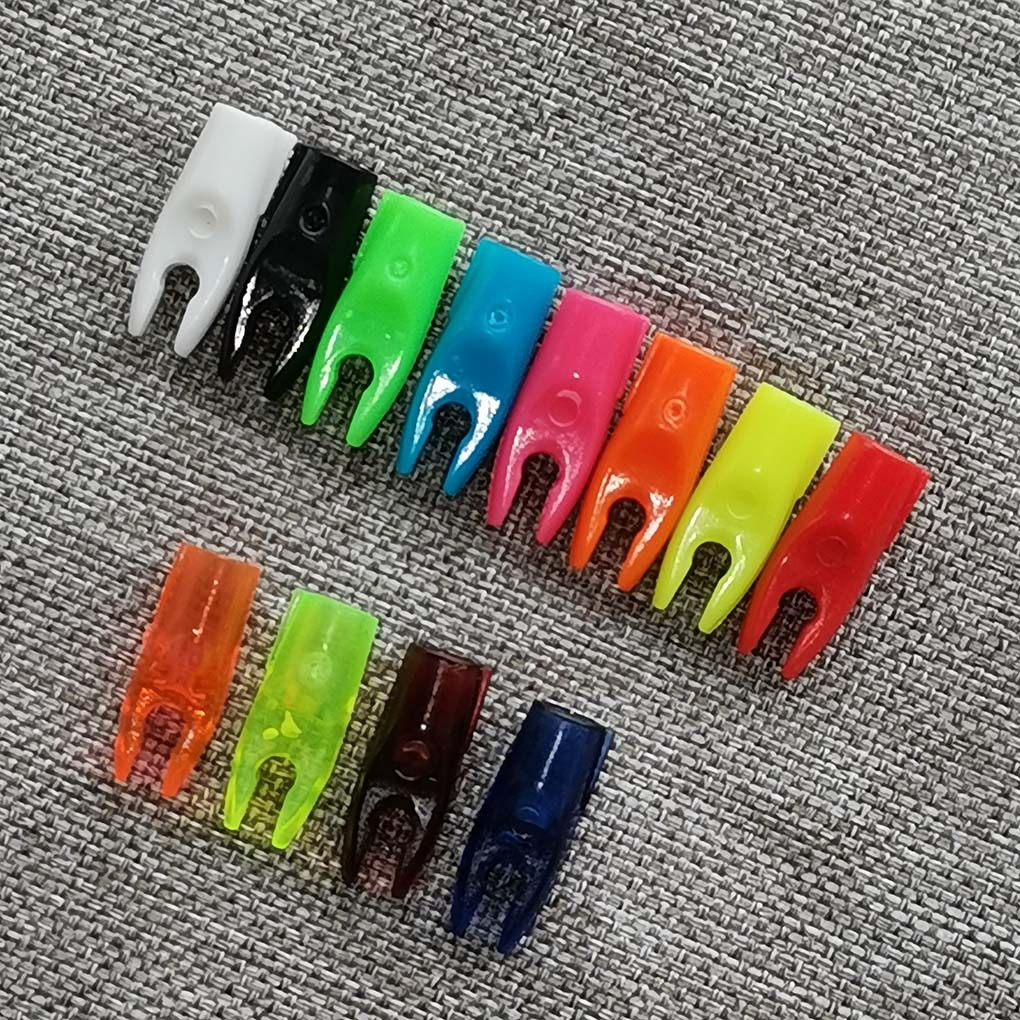 50pcs Plastic Arrow Nocks For  - Hunting Bow Compound avaliação e preço