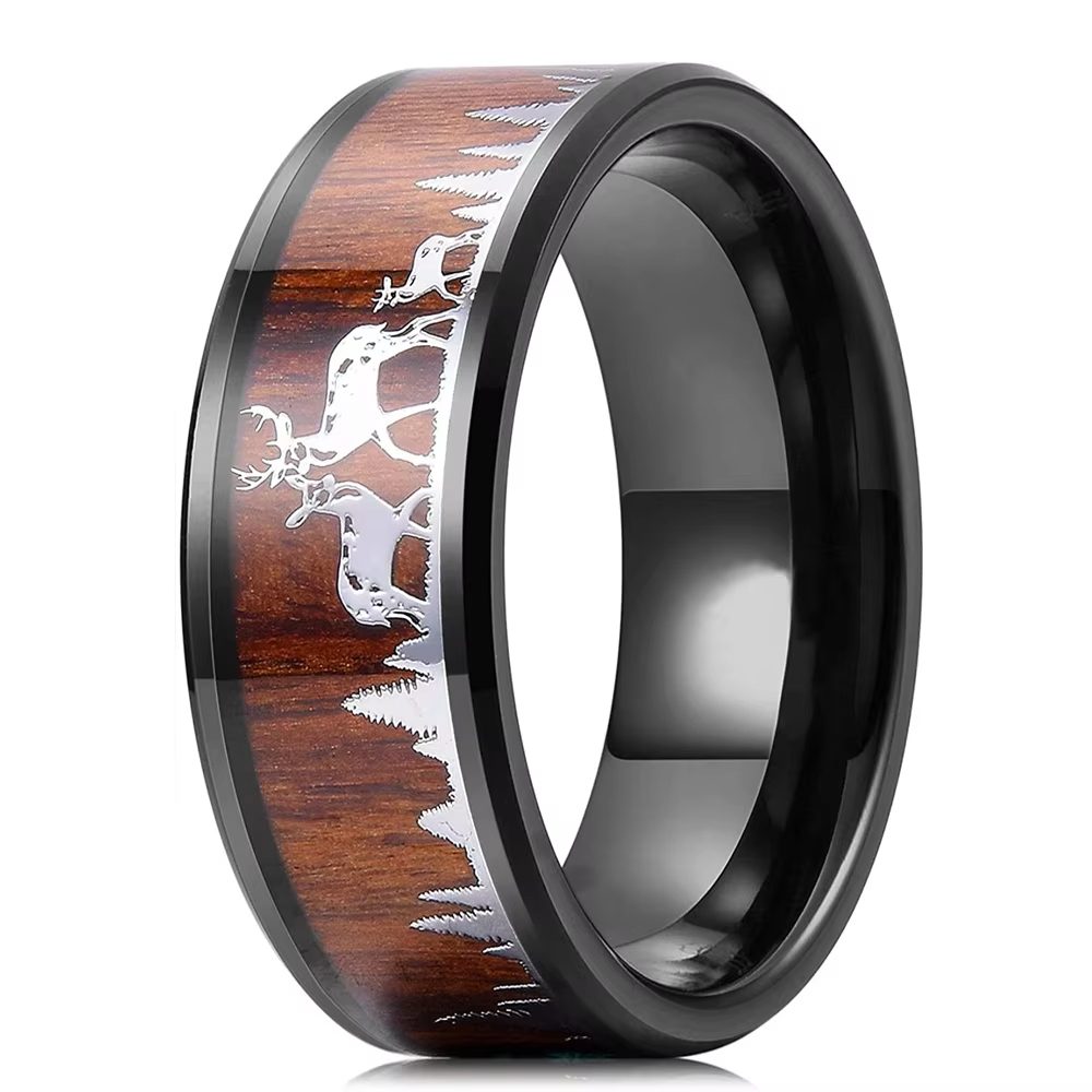 Fashion 8mm Koa Wood Inlay Dee - Wildman Hunting & Outdoor avaliação e preço