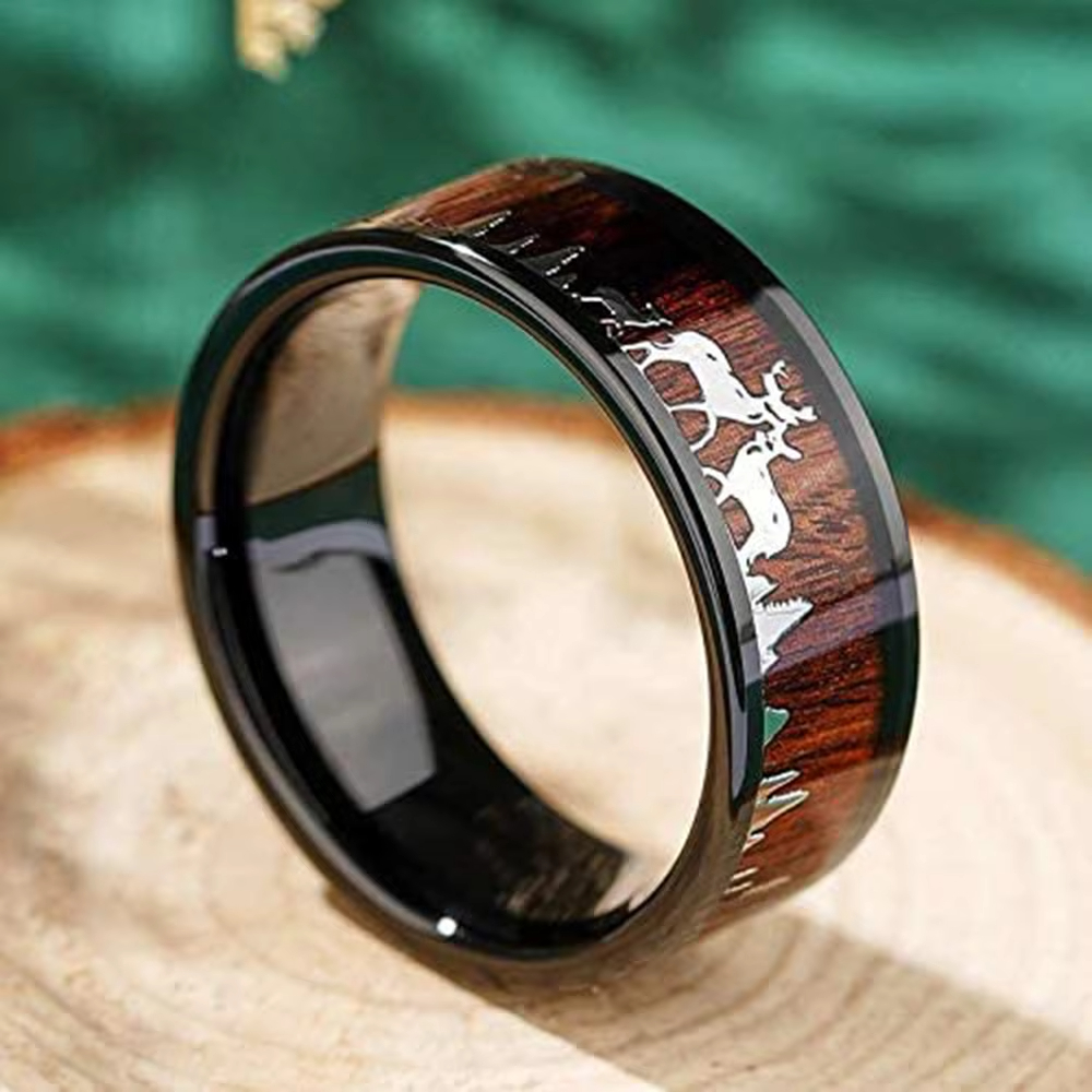 Fashion 8mm Koa Wood Inlay Dee - Wildman Hunting & Outdoor avaliação e preço