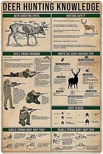 Funny Metal Tin Sign Deer Hunt - Hunting Outdoor Shop avaliação e preço